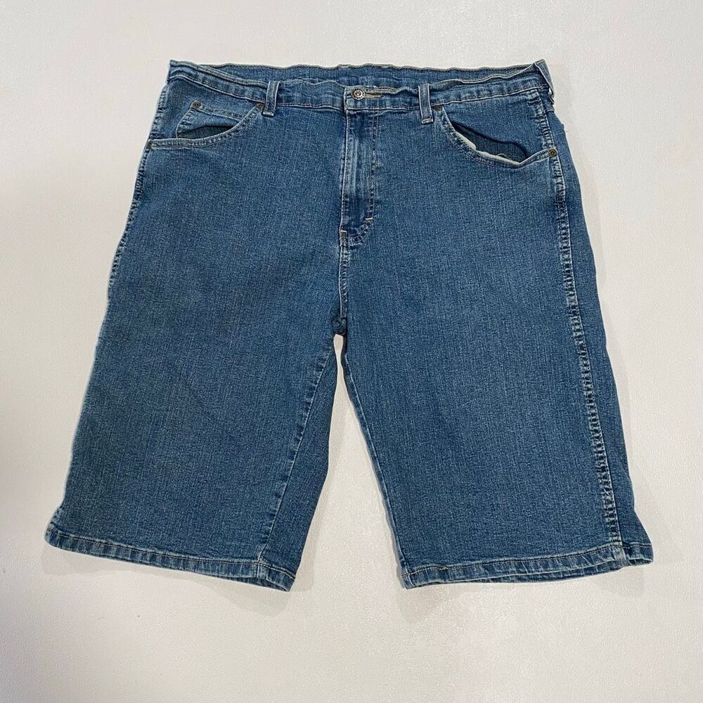 Dickies Men’s Blue Denim Shorts Size 36 Relaxed Fit Workwear